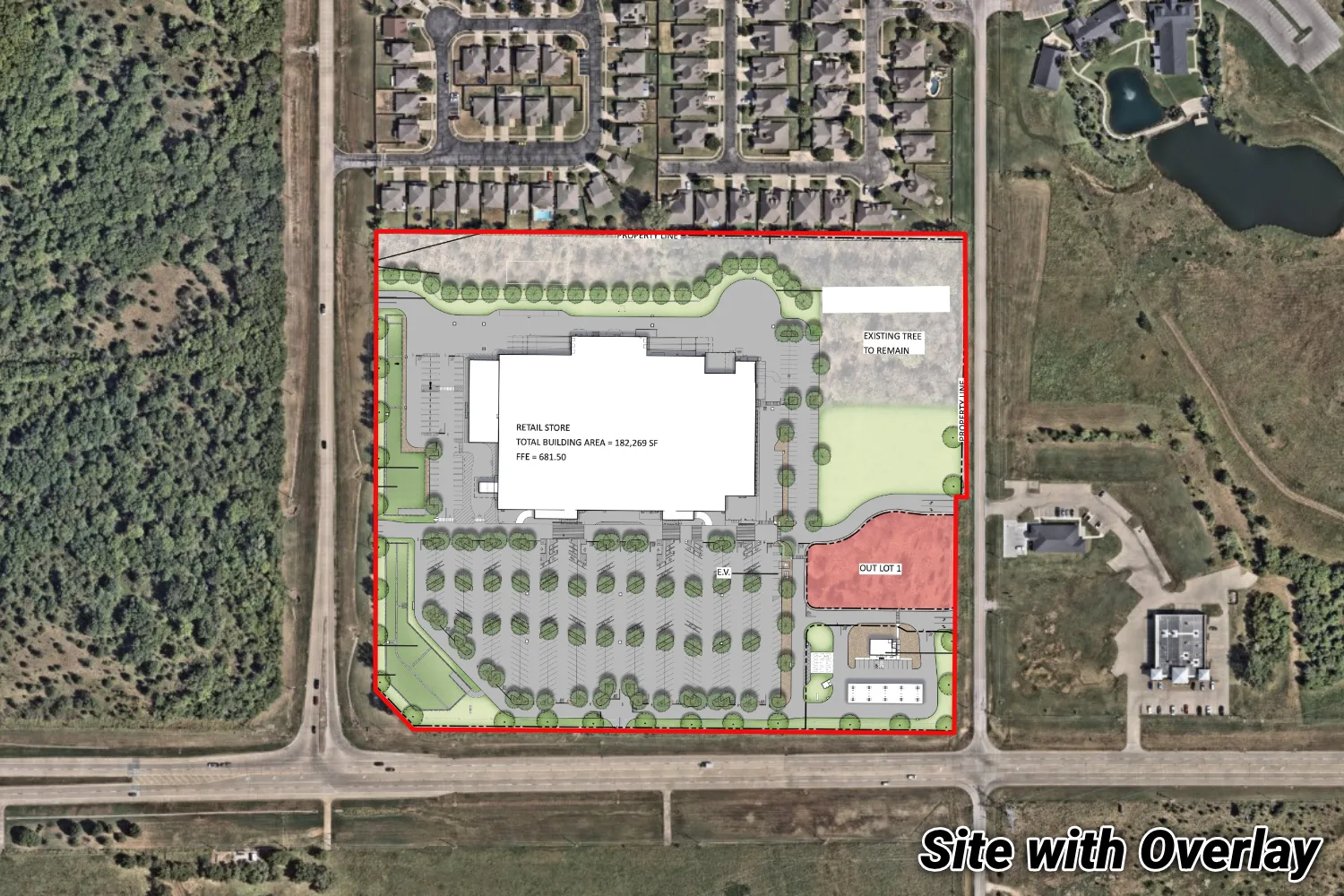 Site plan with Overlay